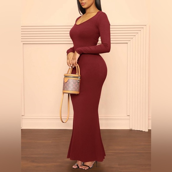 Casual Soft Lounge Long Slip Dress Sexy Bodycon Dress Evening Formal CocktailZ1 - Picture 2 of 6